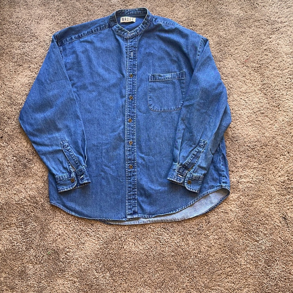 Badge Jean shirt